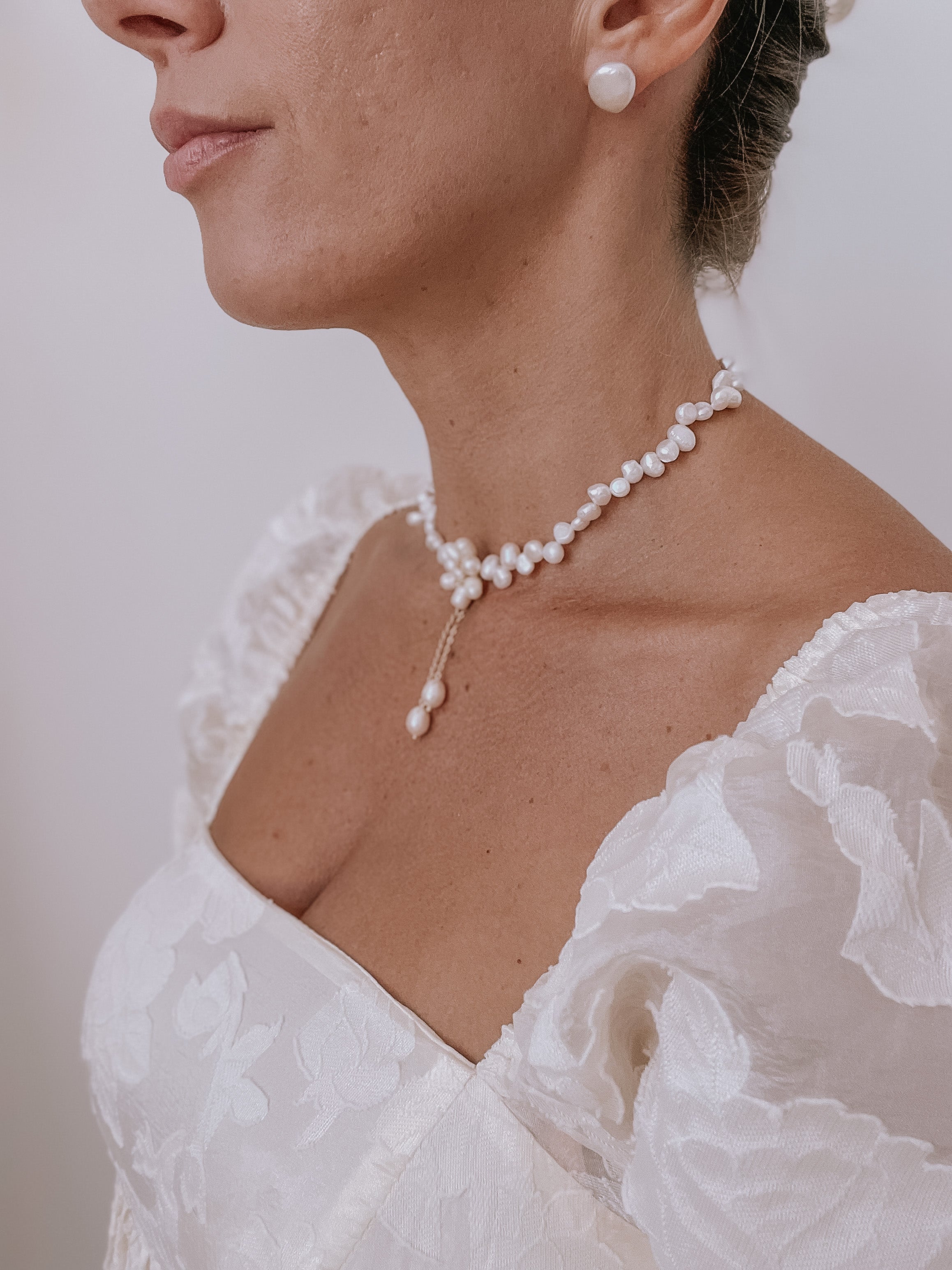 Magic Lotus Freshwater Pearl Choker
