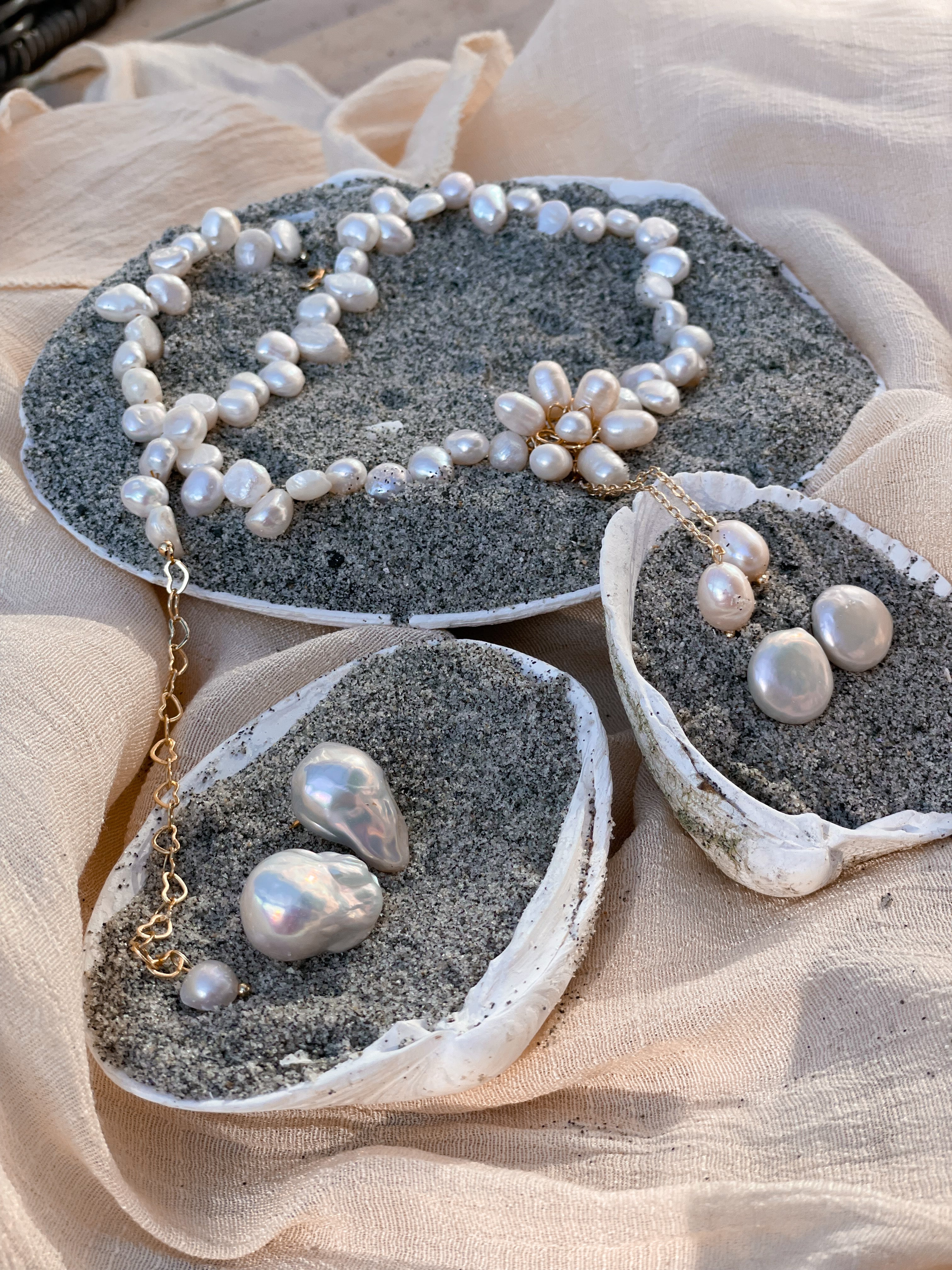 Magic Lotus Freshwater Pearl Choker
