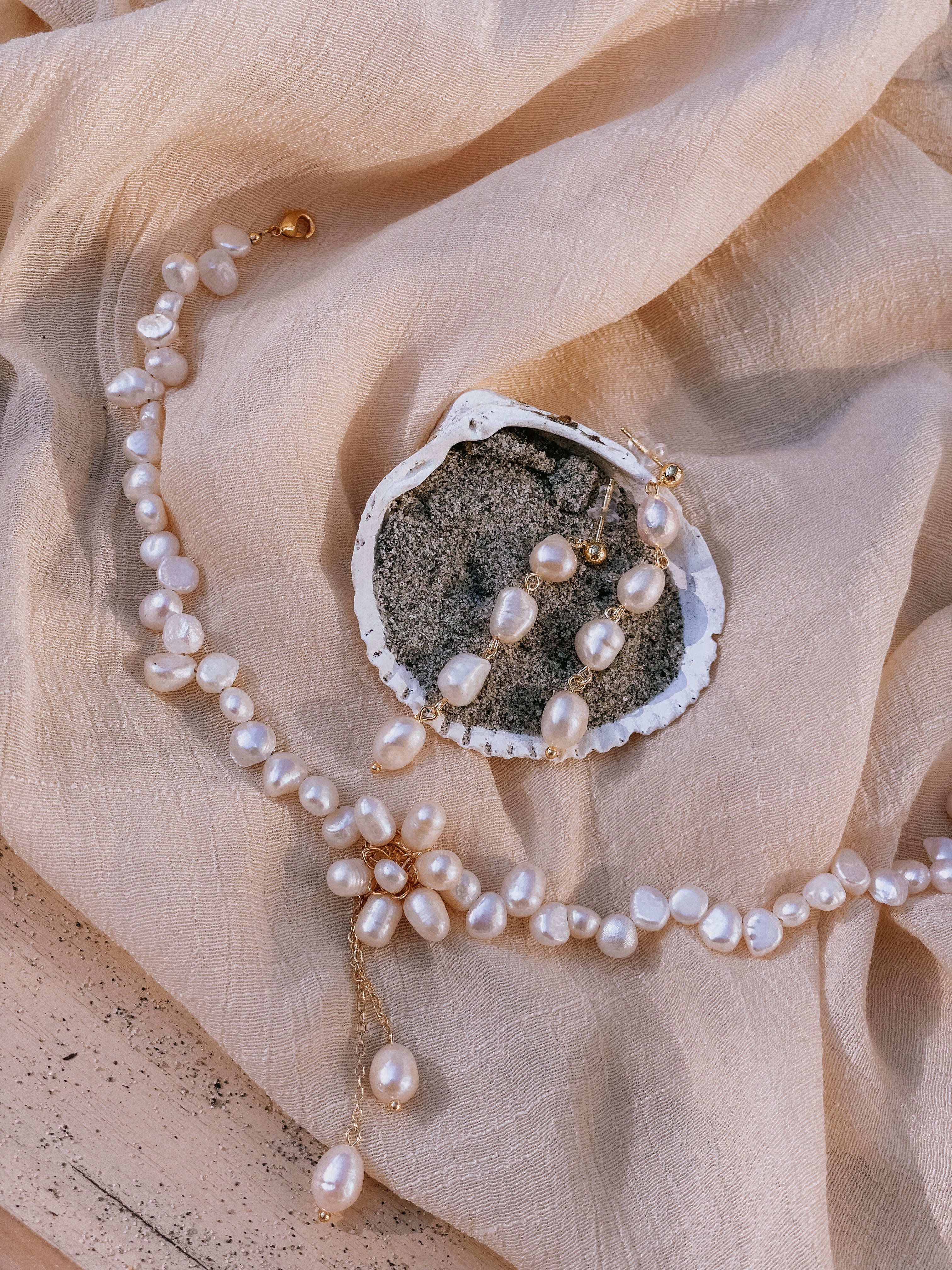Magic Lotus Freshwater Pearl Choker