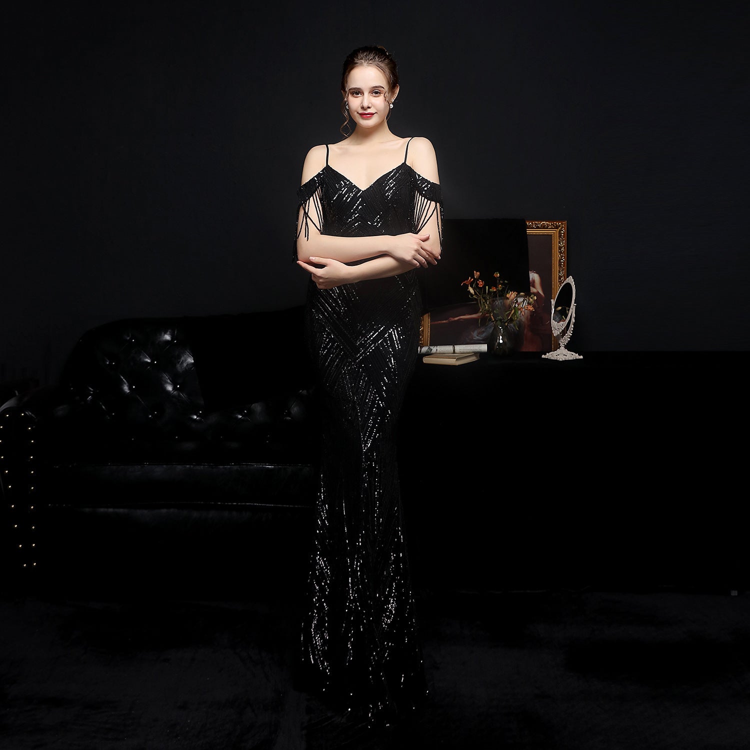 Bianca Sequin Mermaid Gown