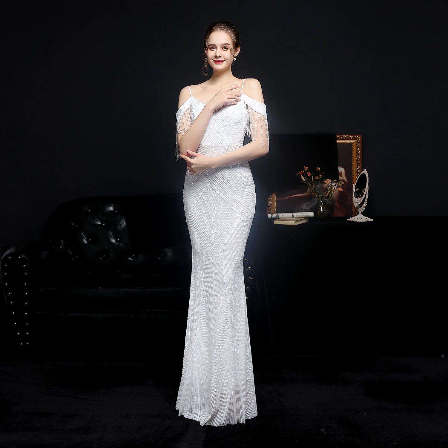 Bianca Sequin Mermaid Gown