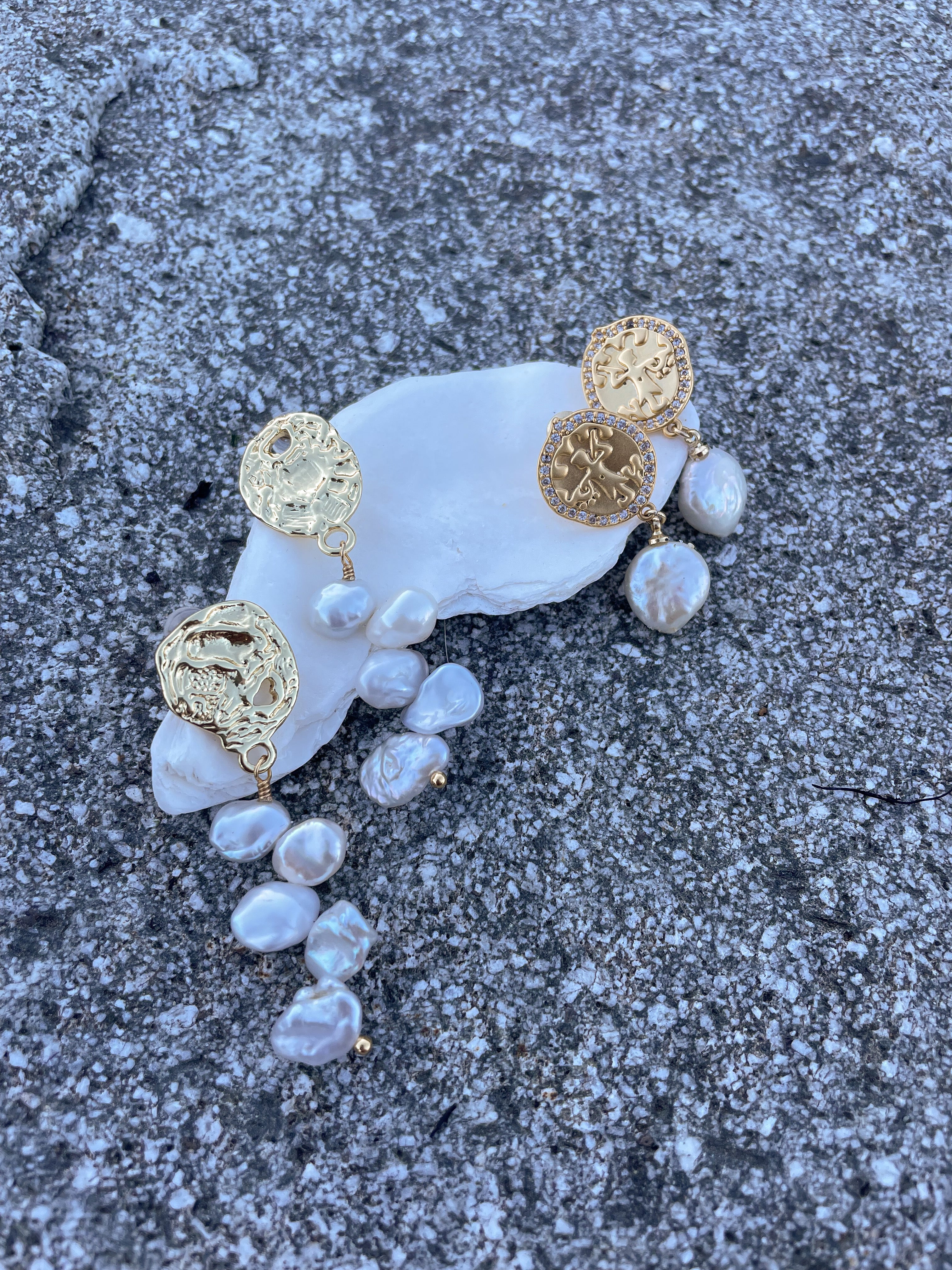 San Jose Baroque Pearl Earrings