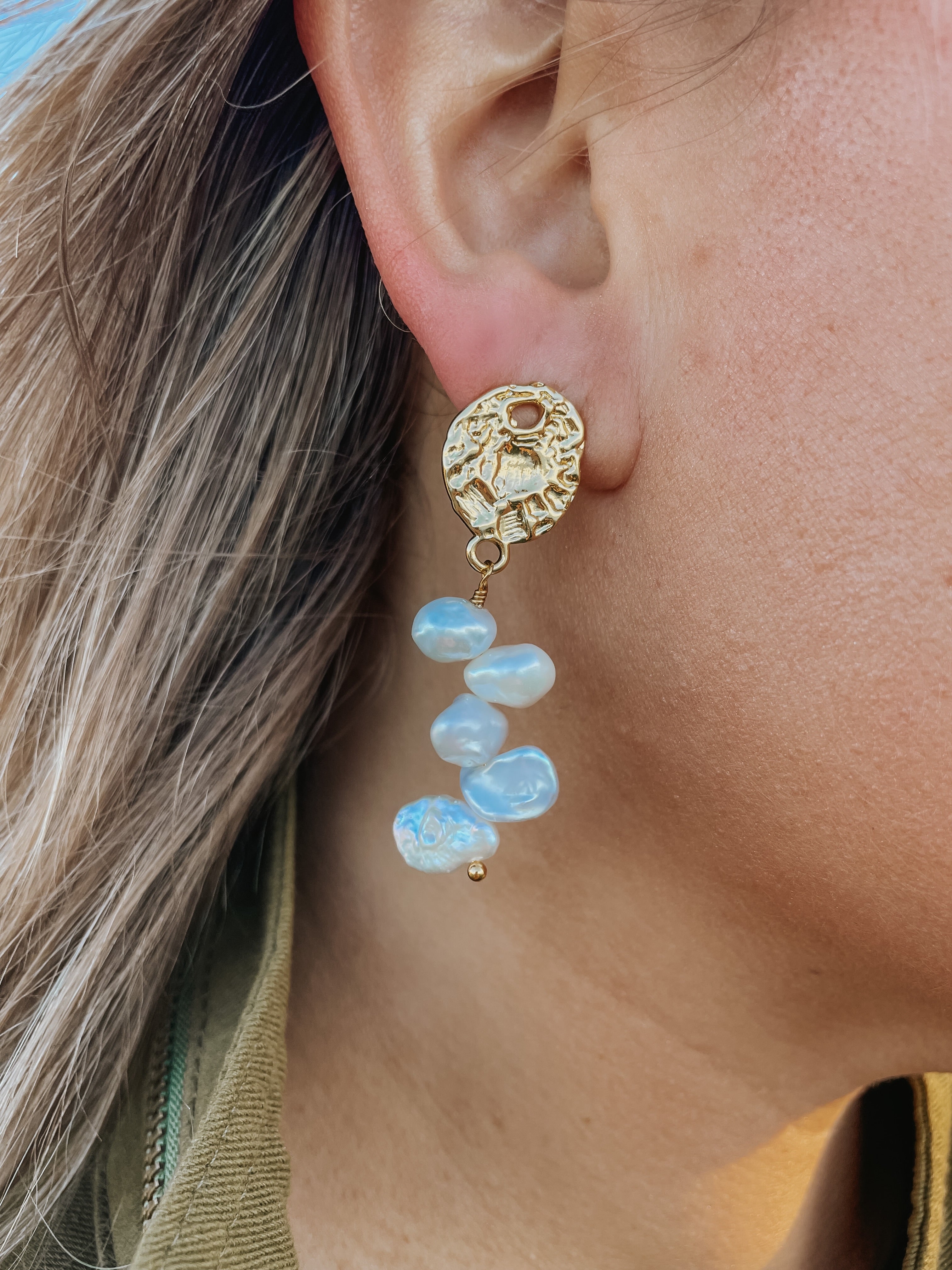 San Jose Baroque Pearl Earrings