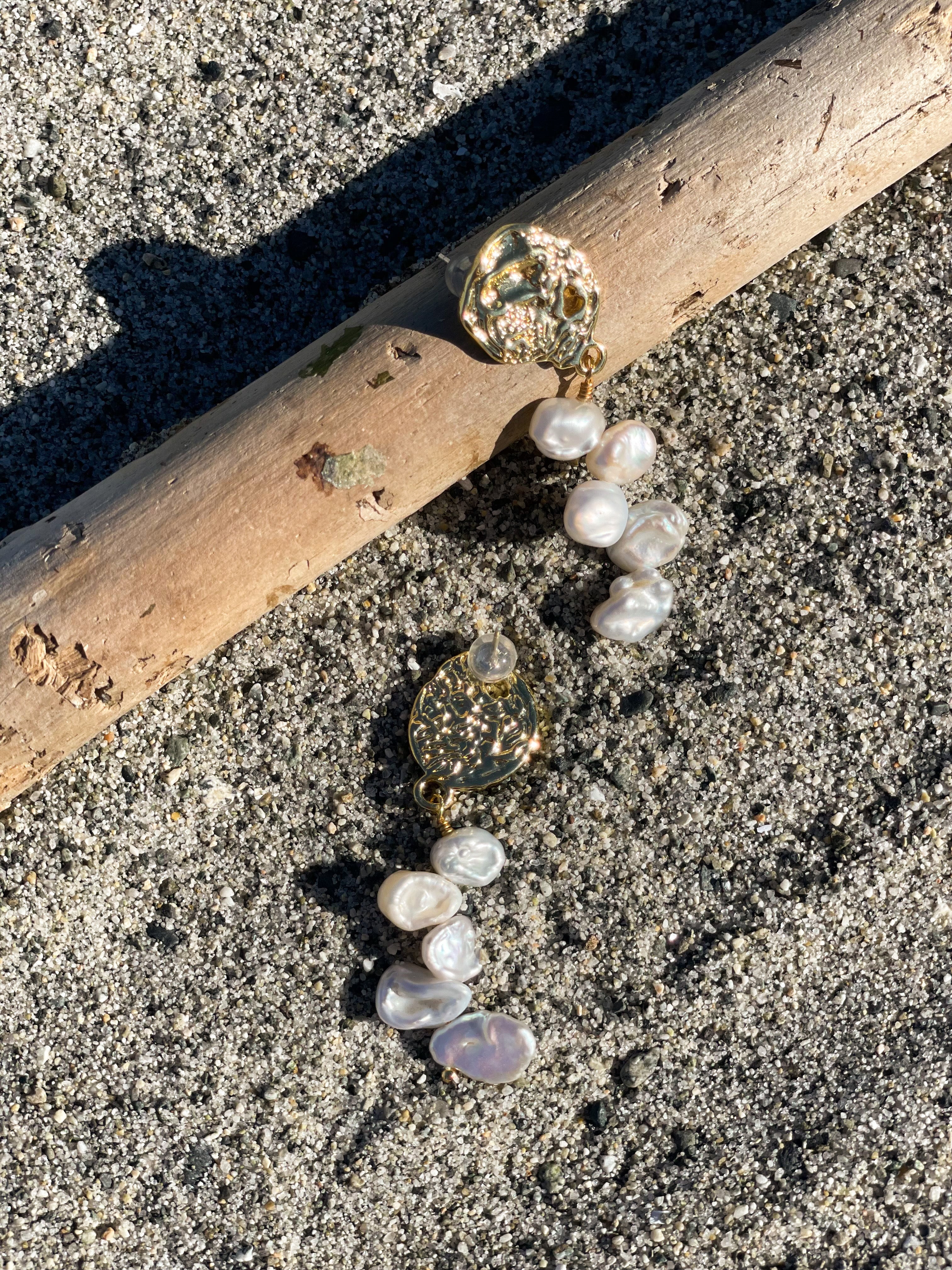 San Jose Baroque Pearl Earrings