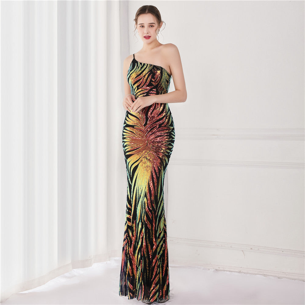Alluring Asymmetry Dress
