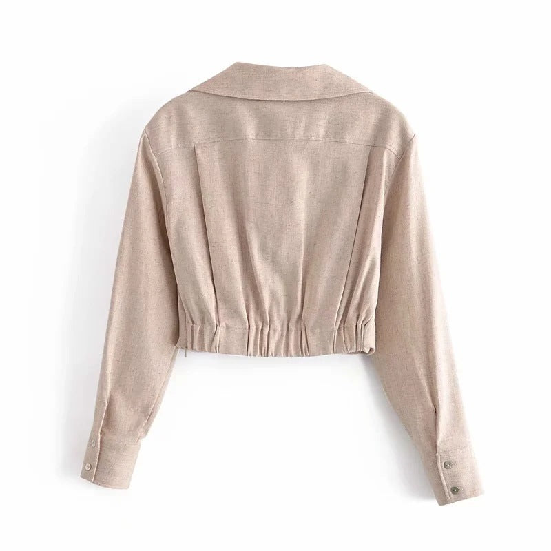 Linzy Linen Shirt Set