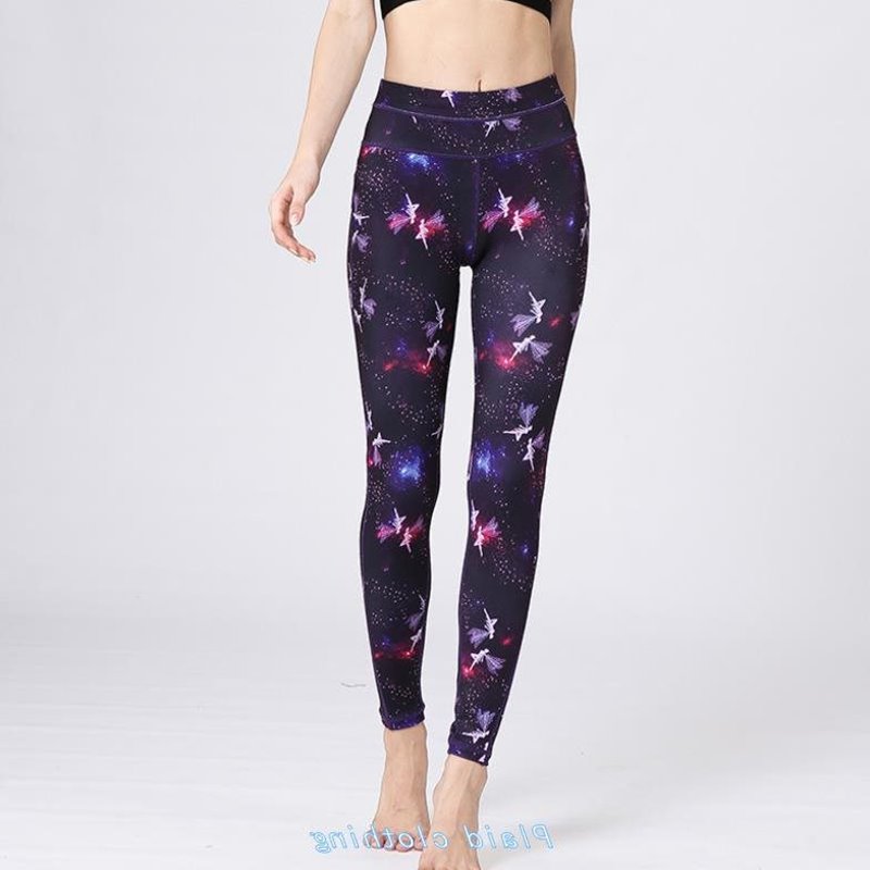 Print women's yoga pants