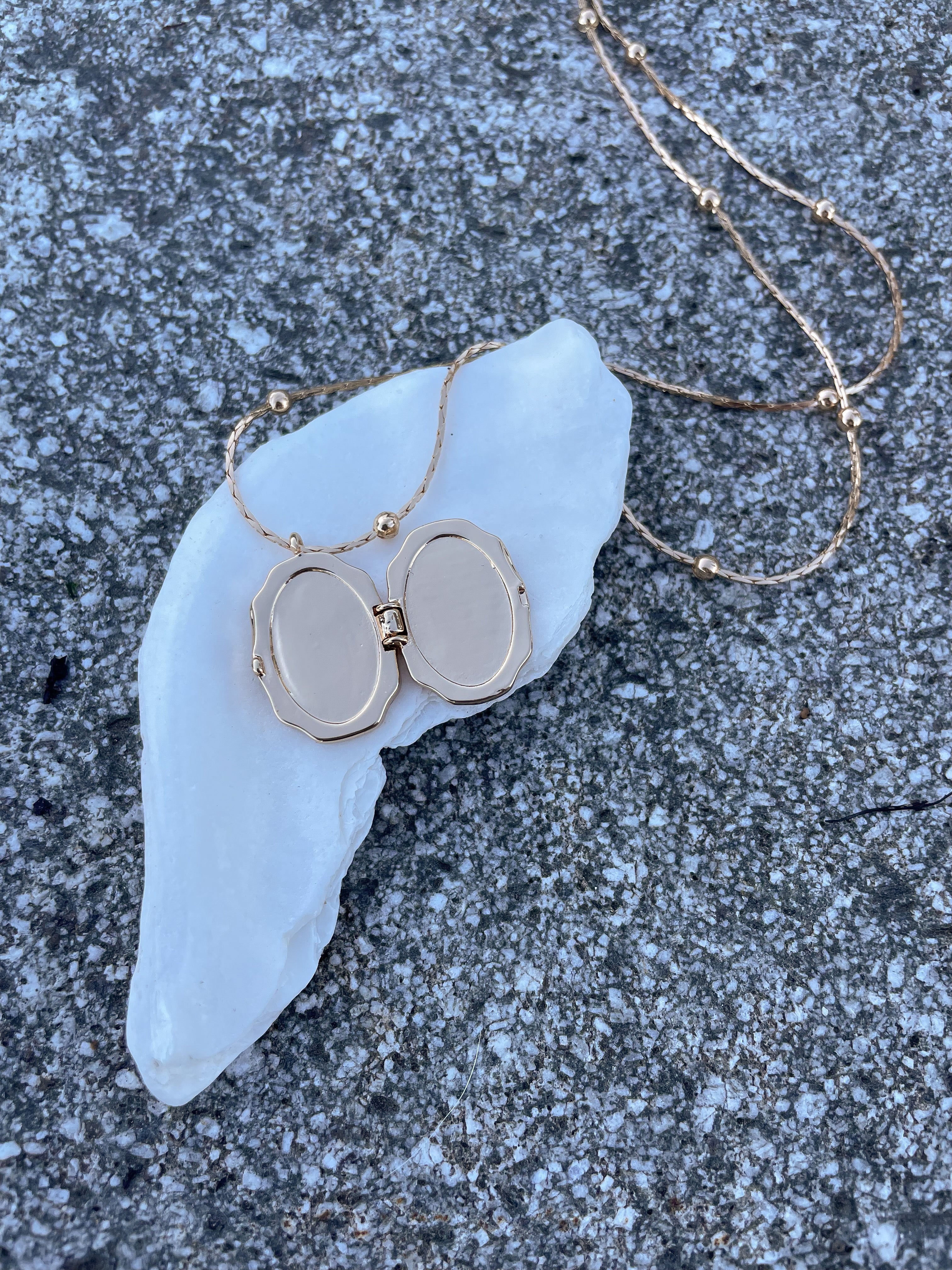 Moon Shell Locket