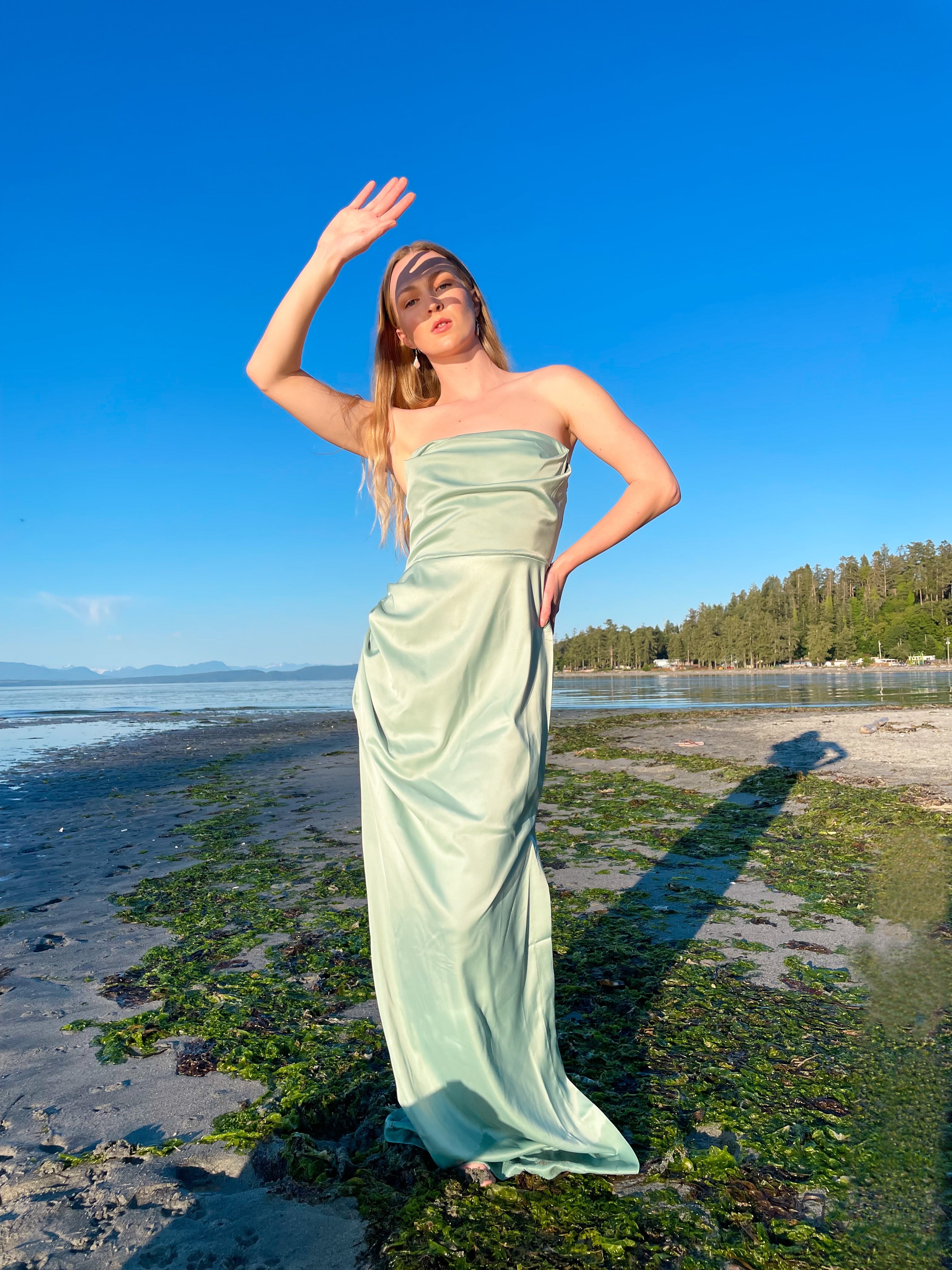 Autumn Silk Dress