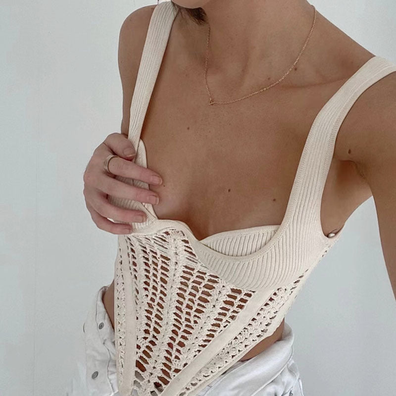 Fishbone Crochet Tank