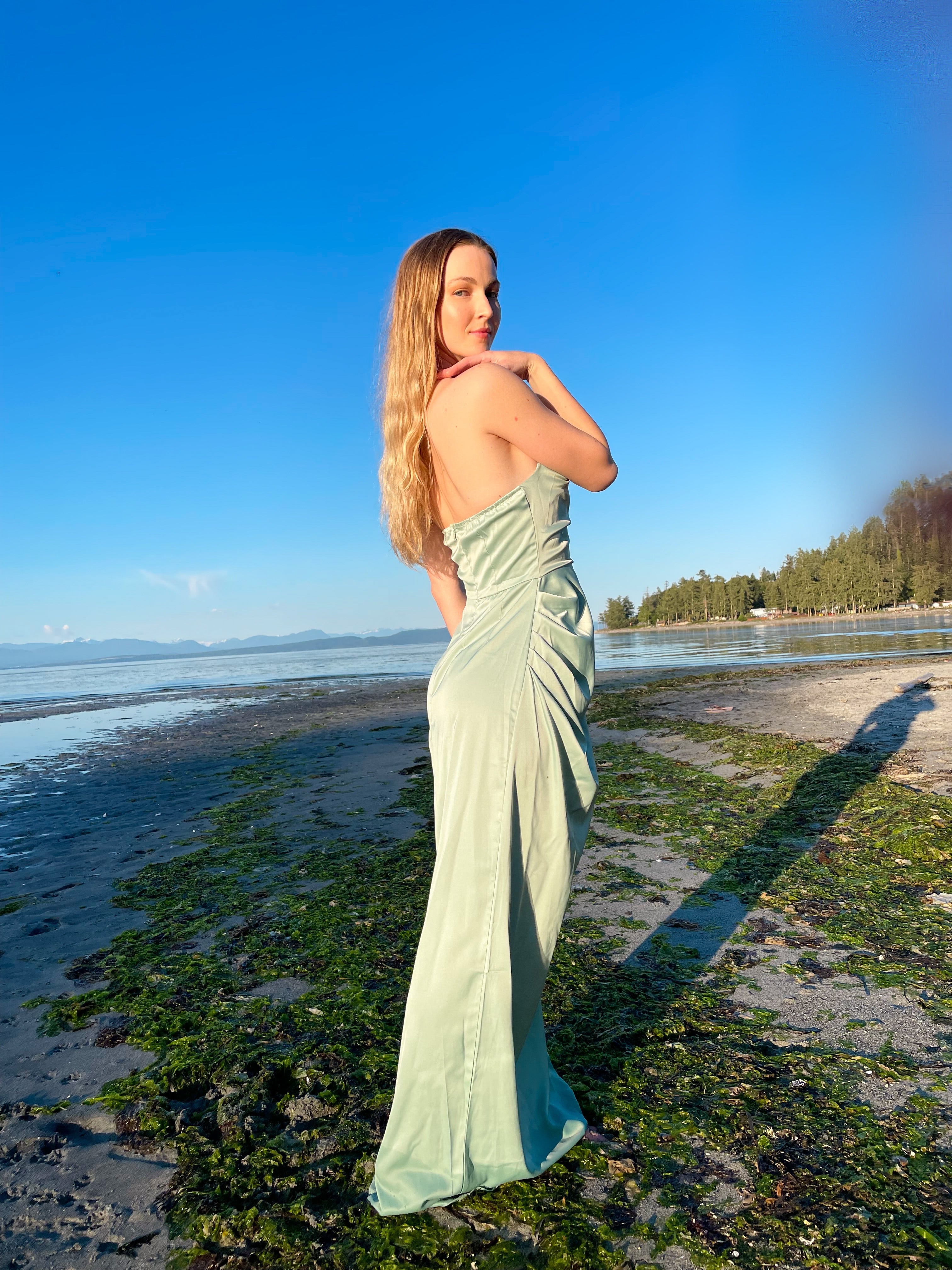Autumn Silk Dress
