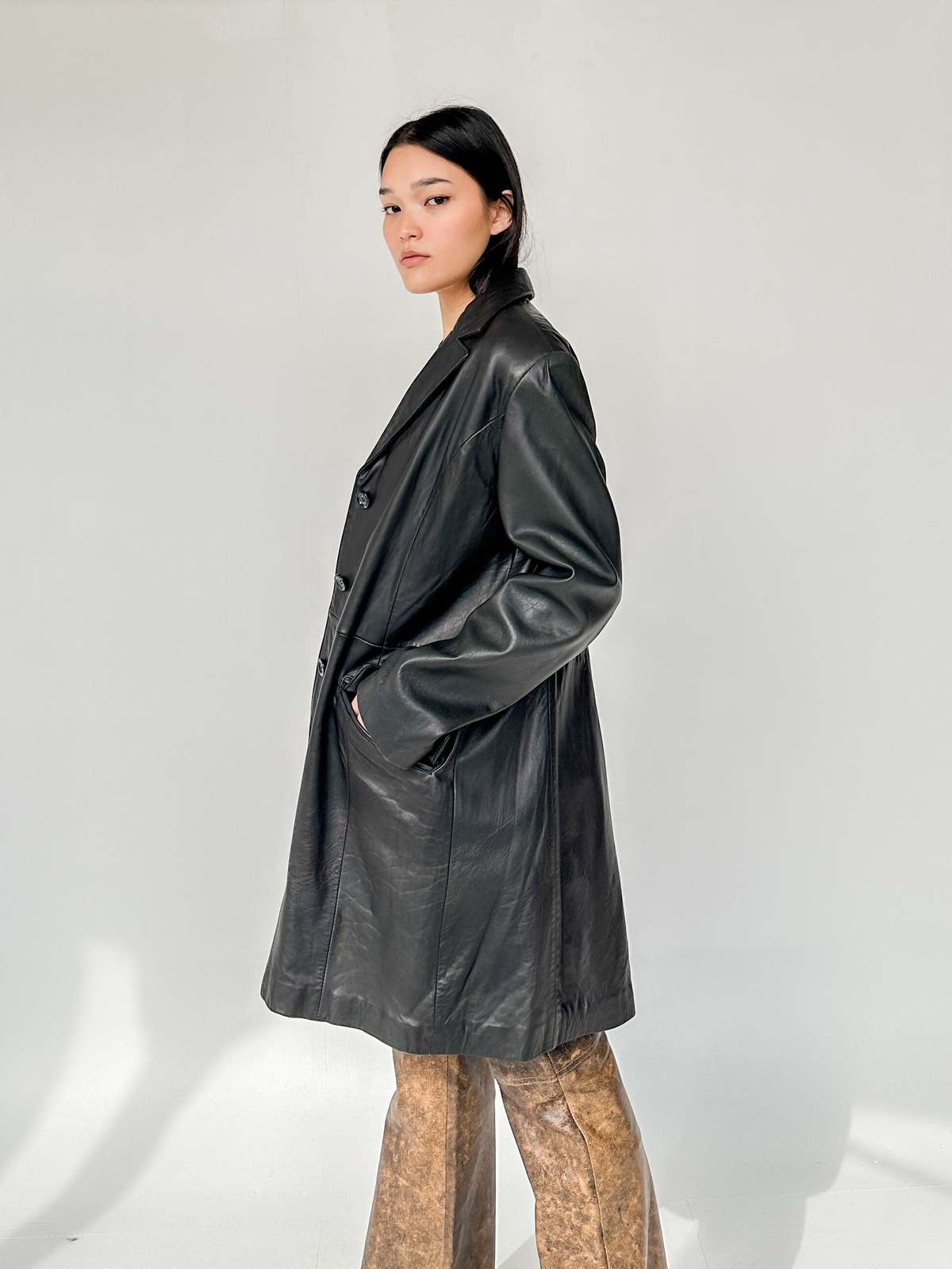Perfect Vegan Leather Blazer