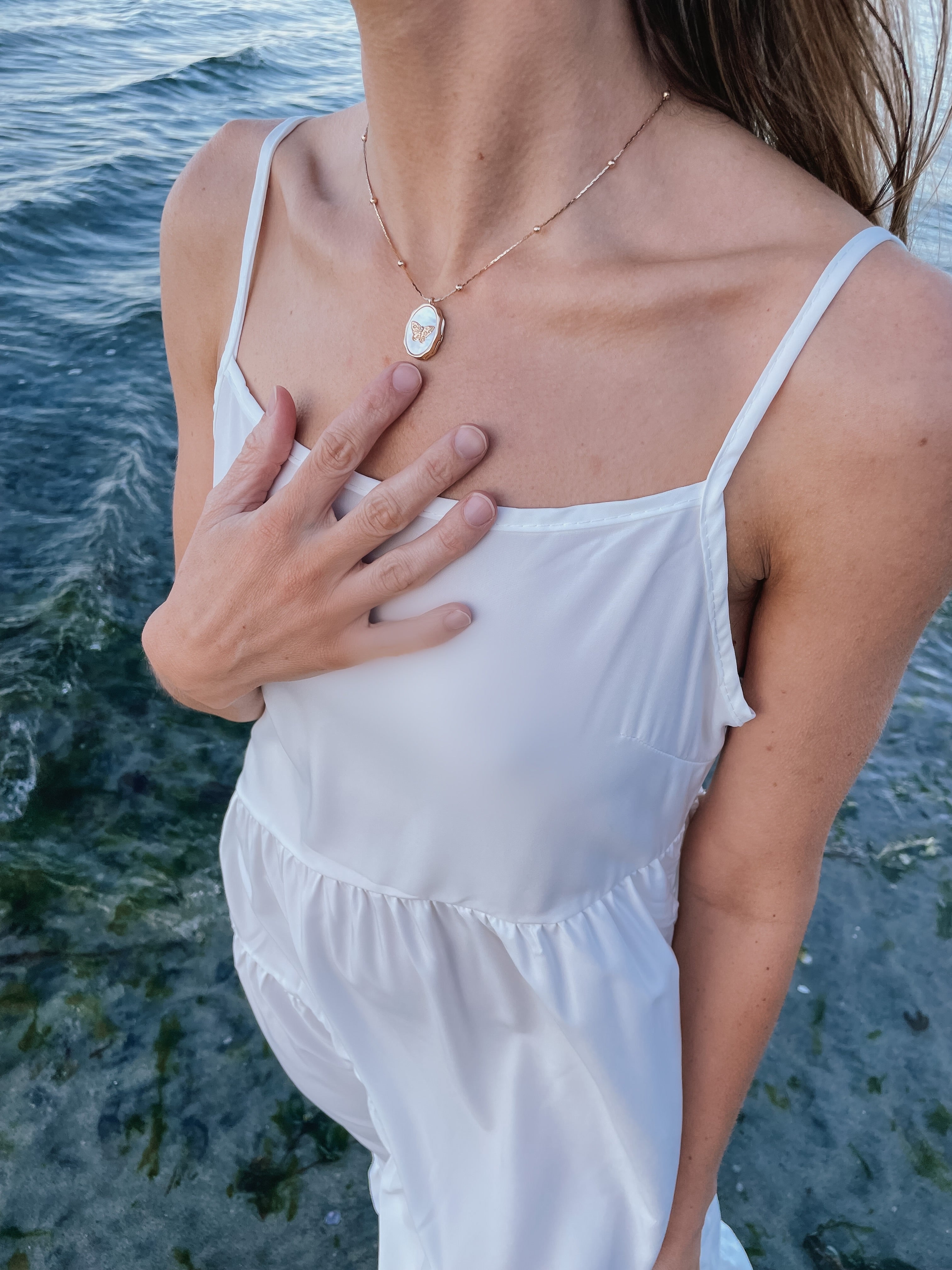 Moon Shell Locket