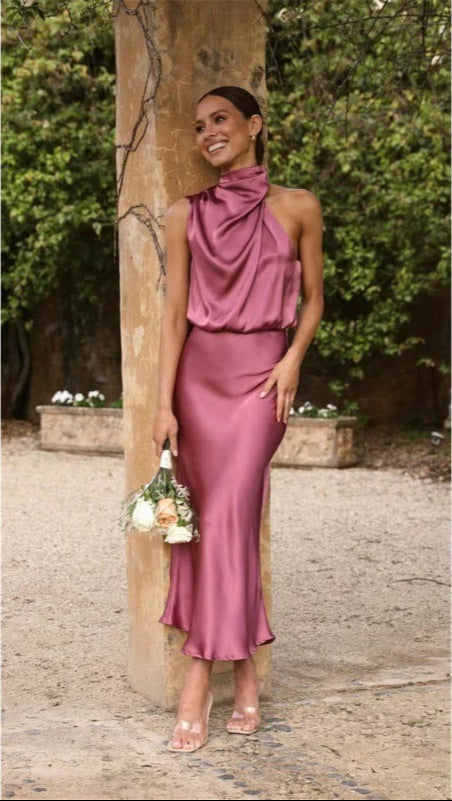 Summer Breeze Halter Dress