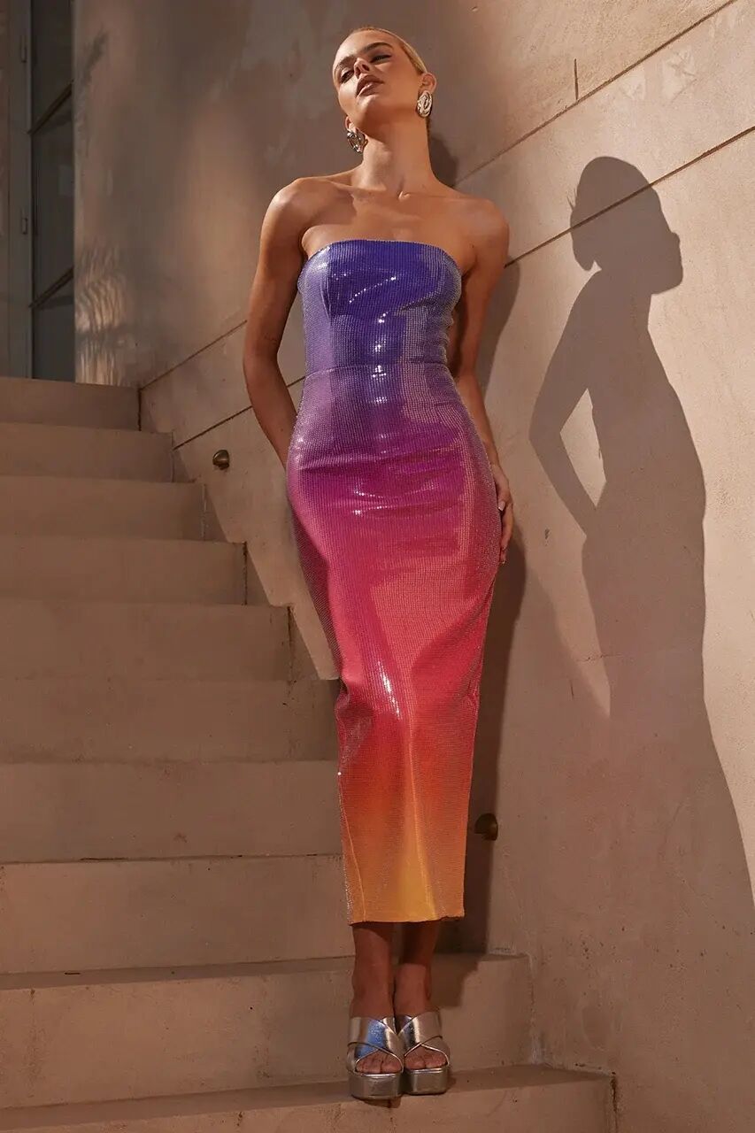 Over The Rainbow Sequin Dress