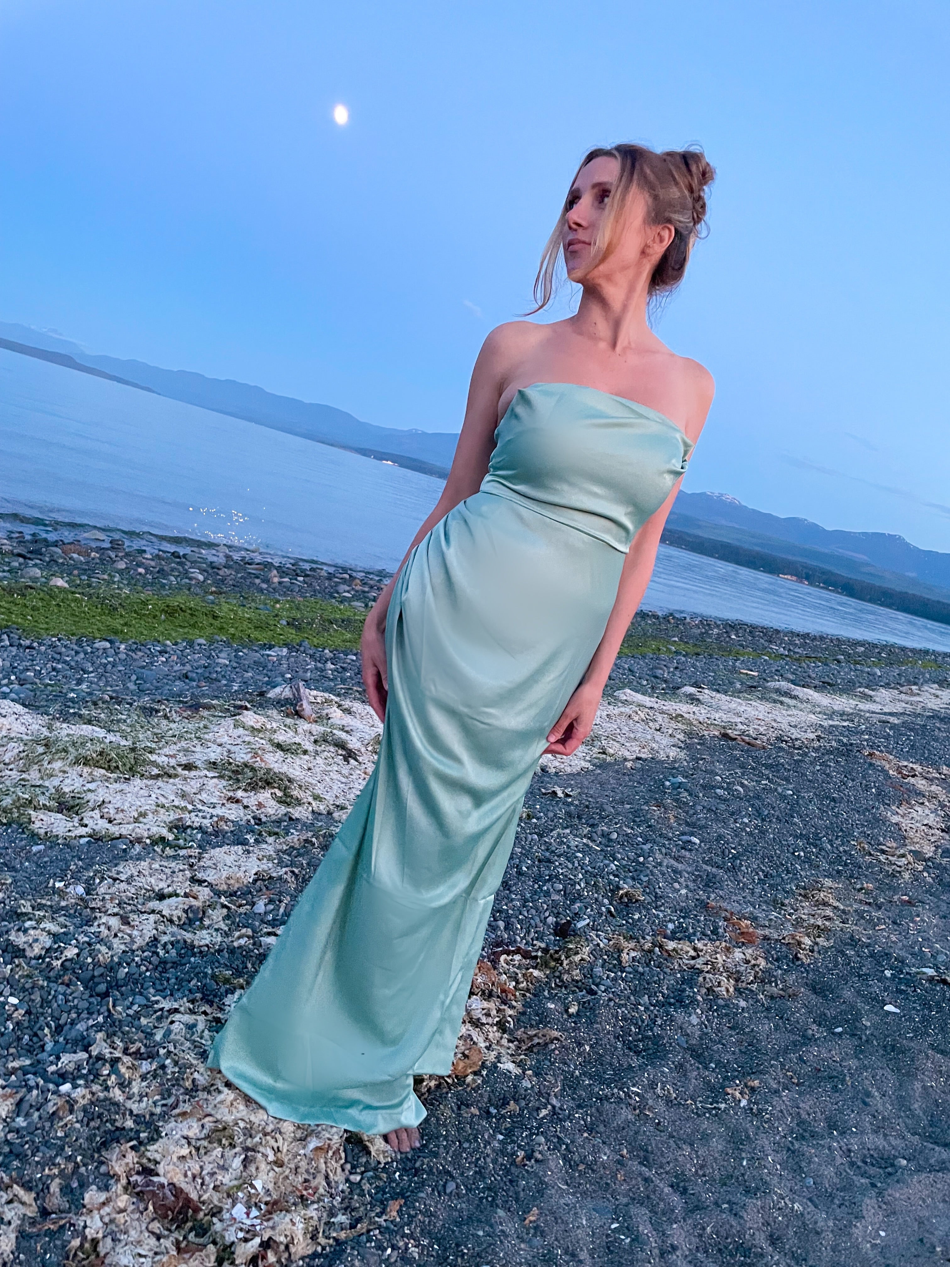 Autumn Silk Dress