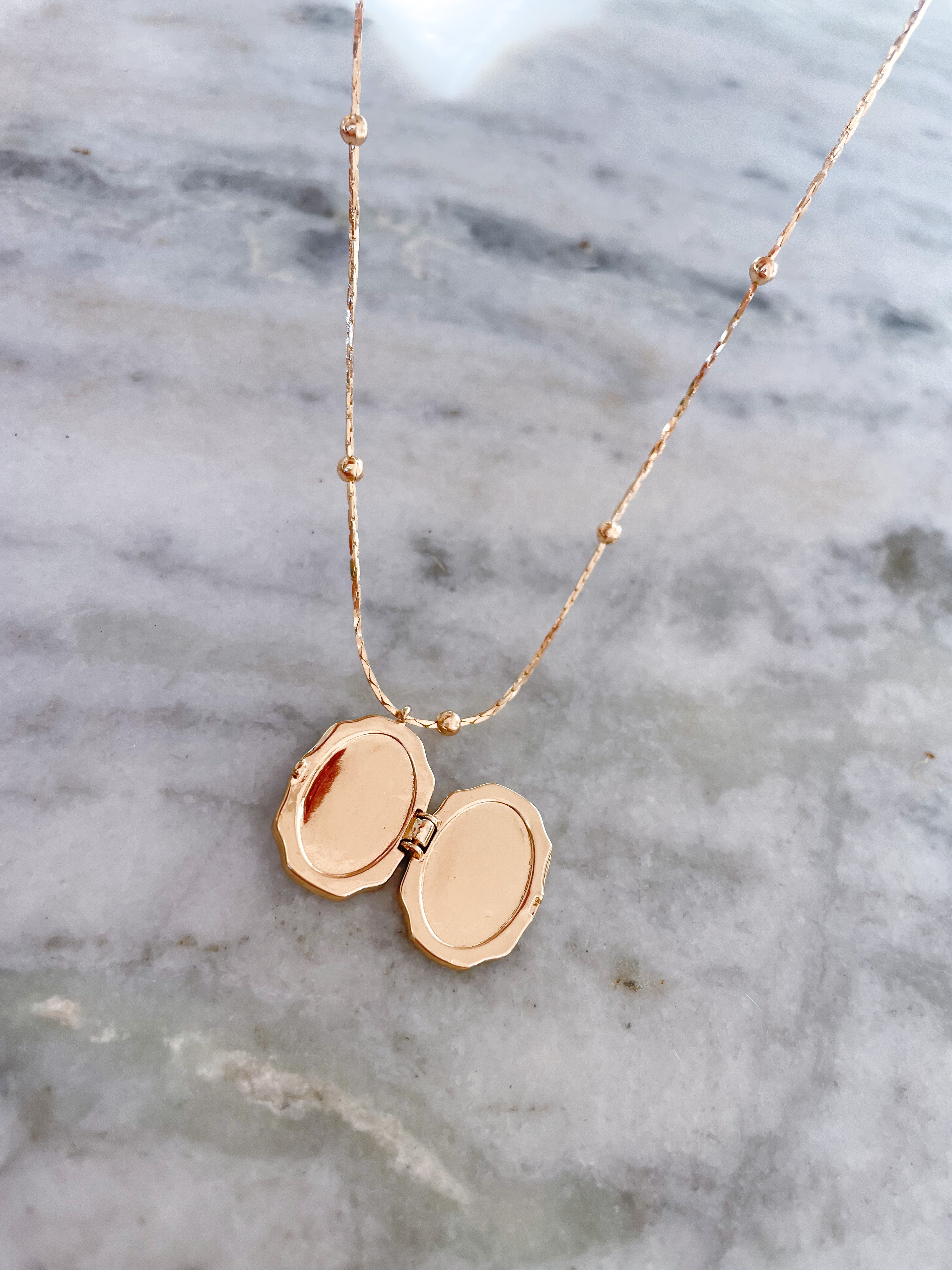 Moon Shell Locket