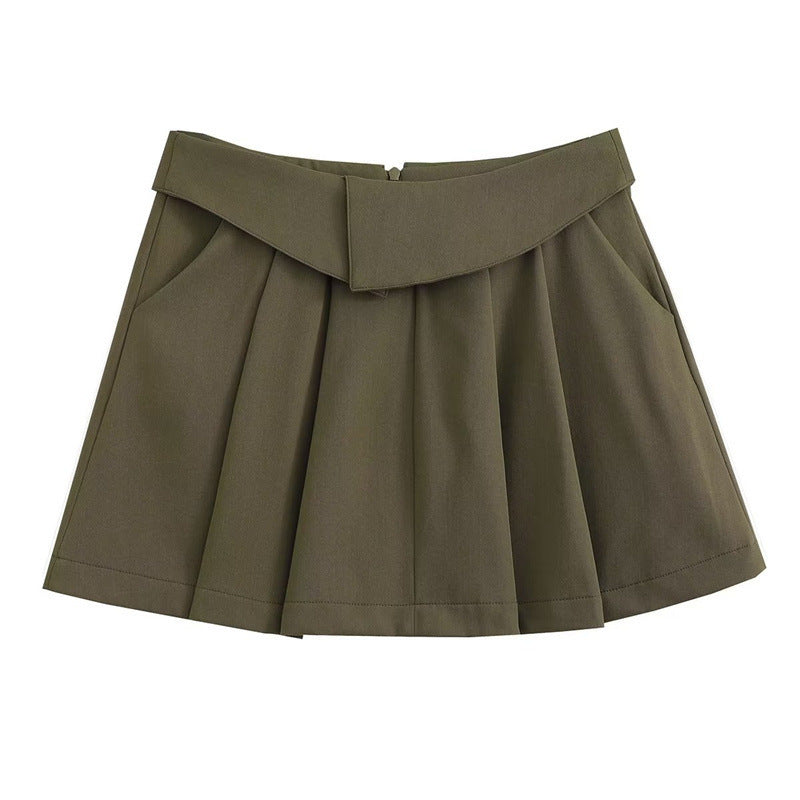 Serena V Pleated Skirt
