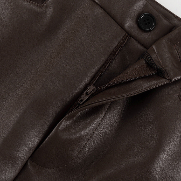 Down Under Vegan Leather Maxi Skirt