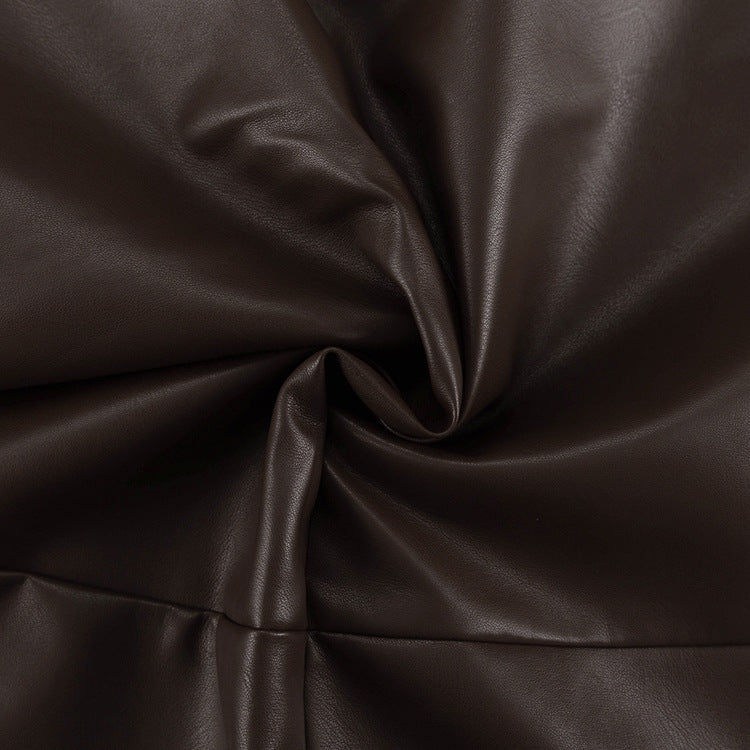 Down Under Vegan Leather Maxi Skirt