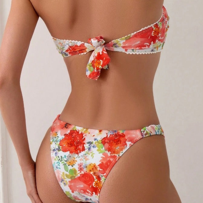 Lilac Bandeau Bikini