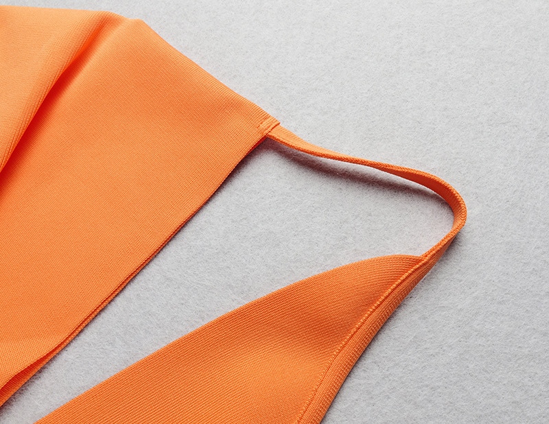 Eva Orange Maxi Gown