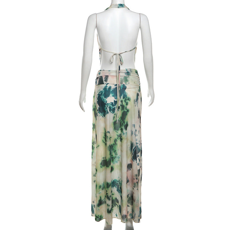 Backless Halter Summer Set