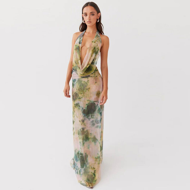 Backless Halter Summer Set